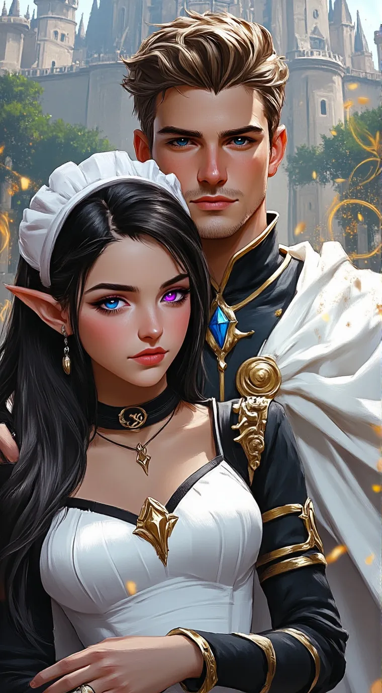 ai character: Prince’s Maid background