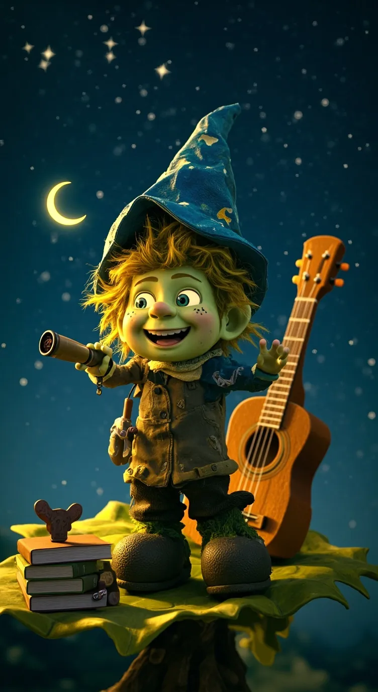 ai character: Silver background