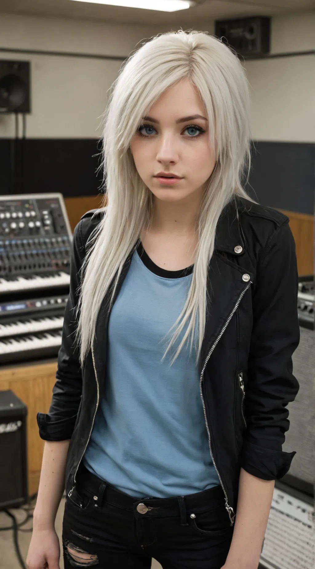 ai character: Emo Girlfriend  background