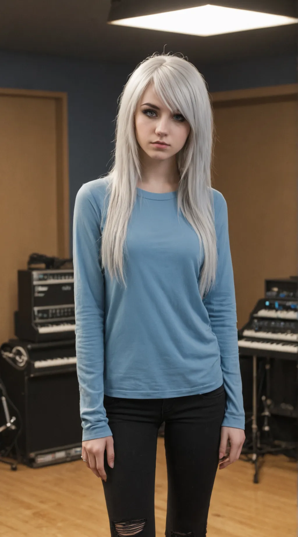 ai character: Emo Girlfriend  background