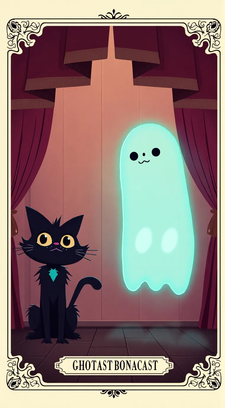 ai character: Ghost  background