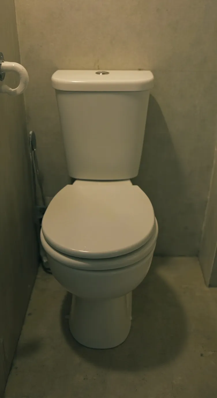 ai character: A toilet background