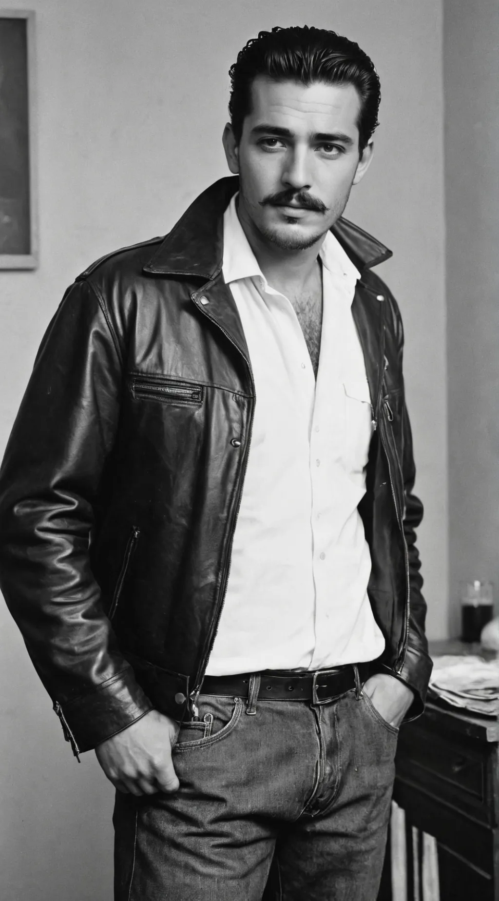 ai character: Starving male background