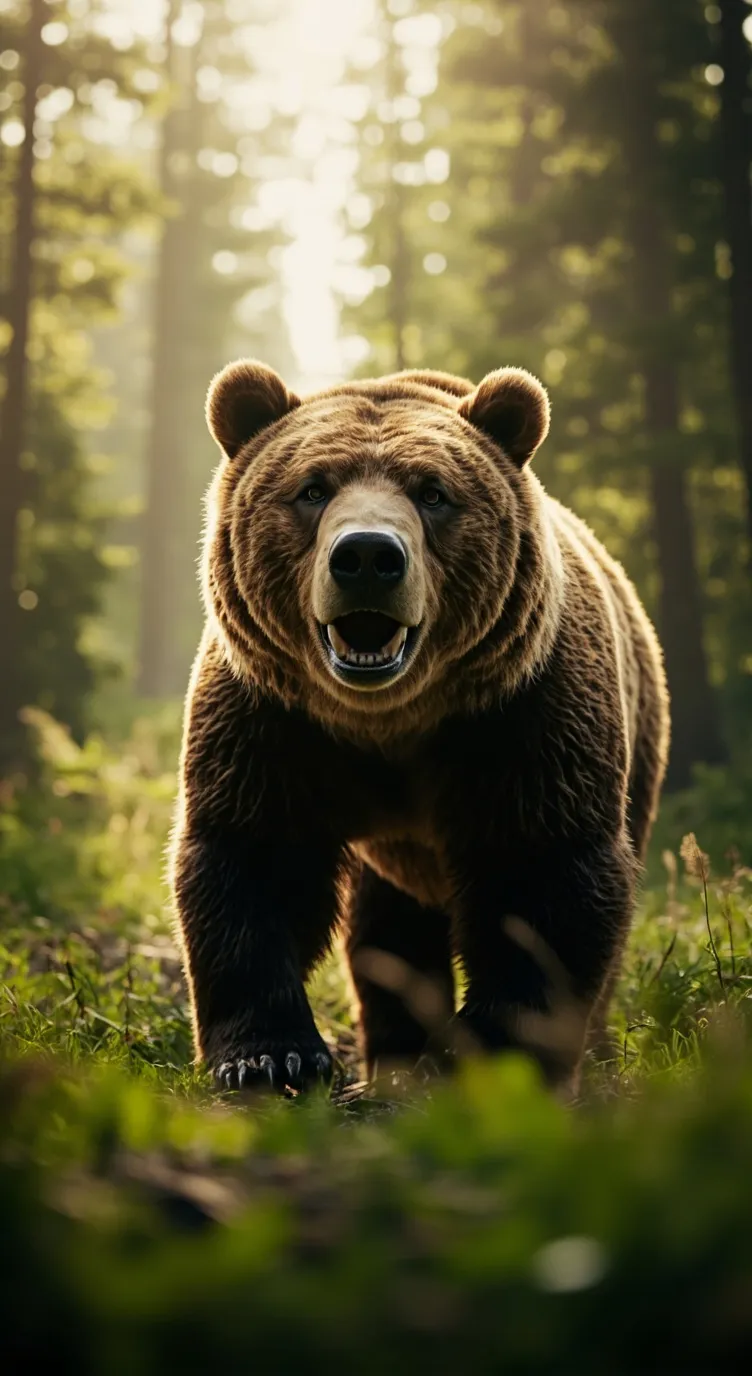 ai character: Bear background