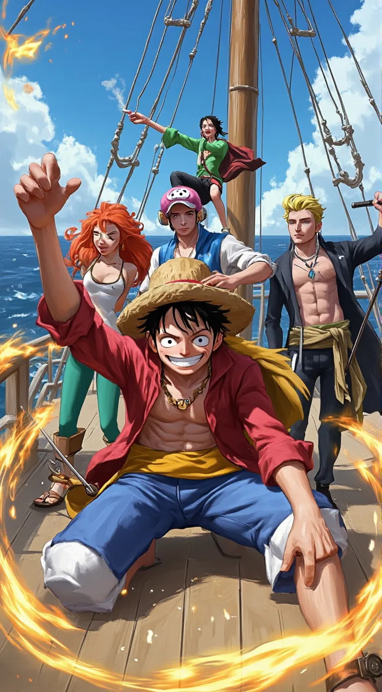 ai character: one piece gangs background