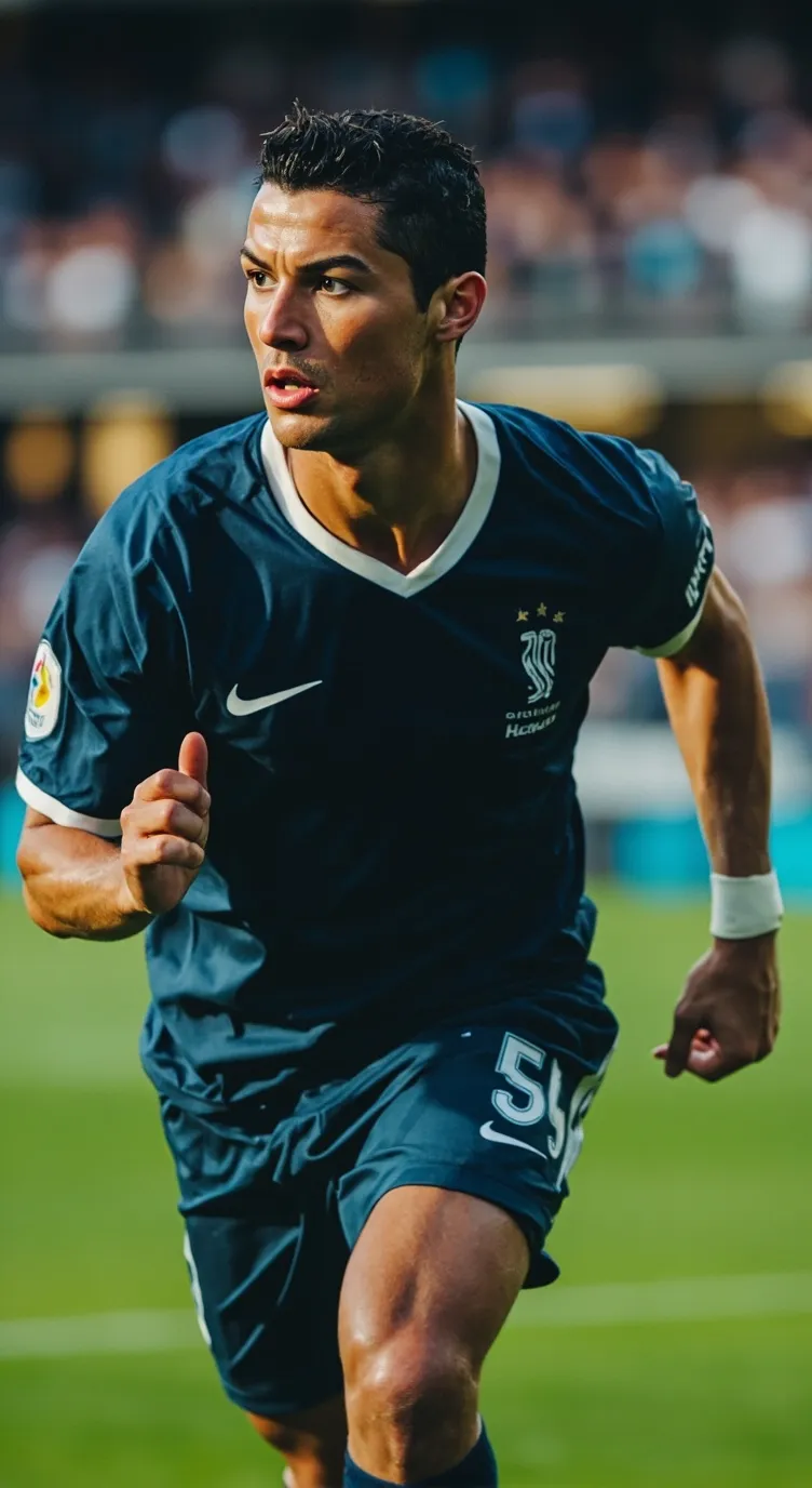 ai character: Ronaldo  background