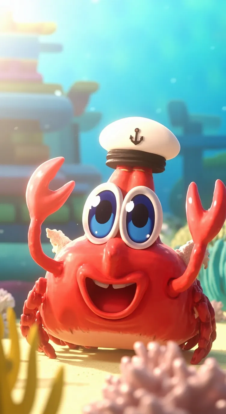 ai character: Mr krabs background