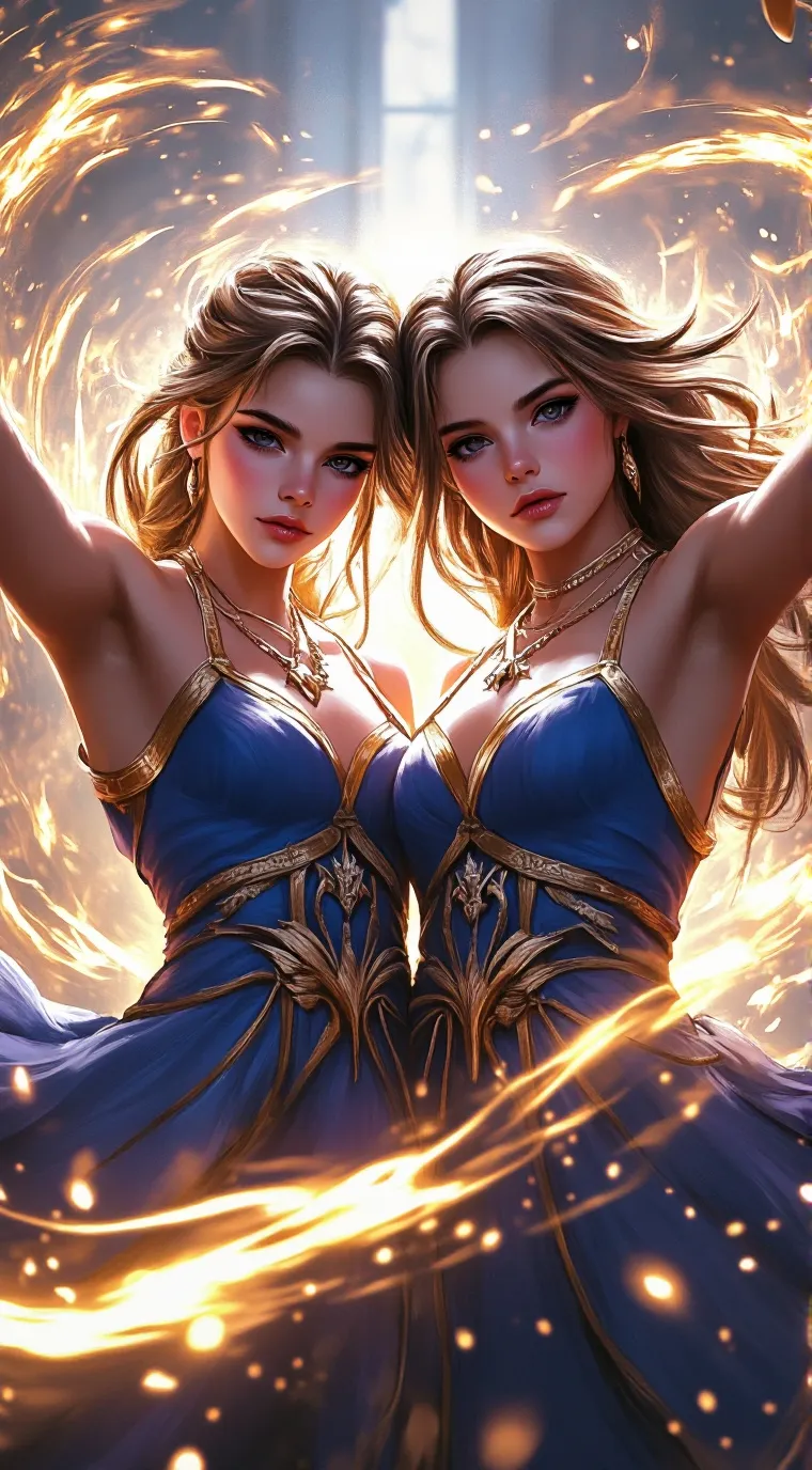 ai character: twins background