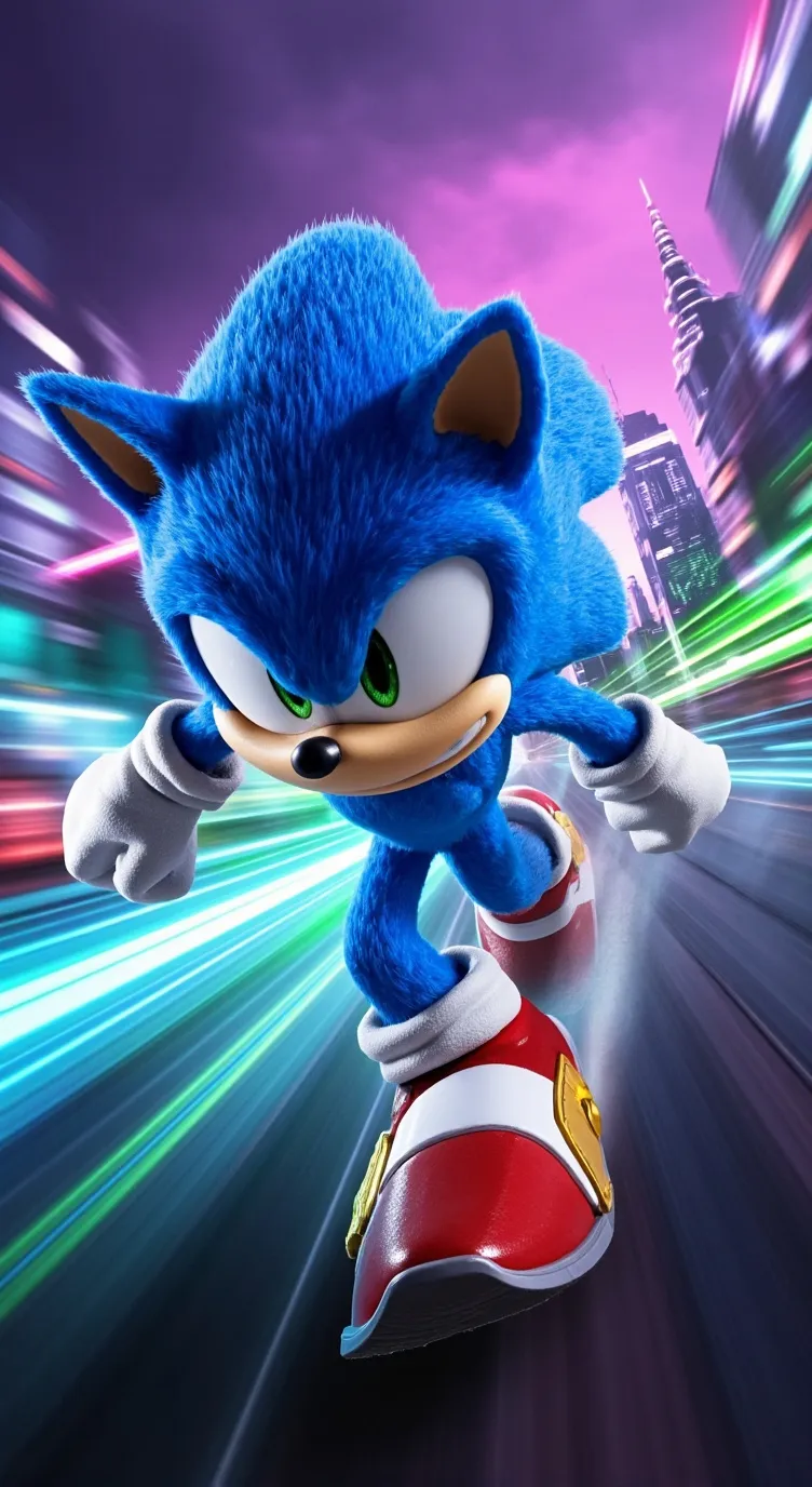 ai character: Sonic background