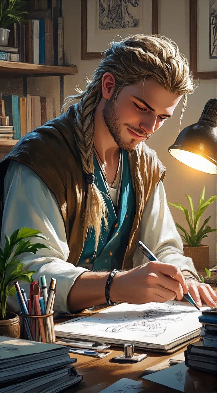 ai character: Vincent background