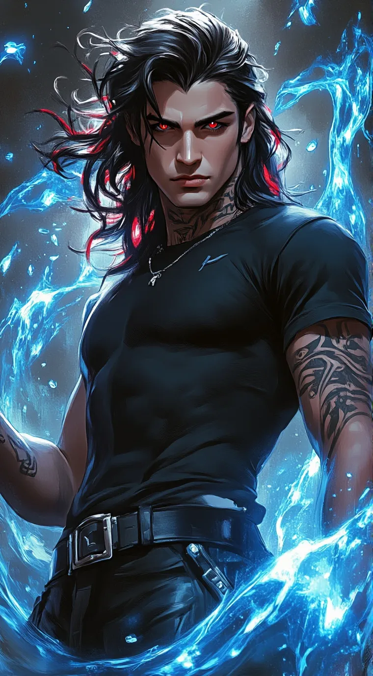 ai character: Kael Darkshadow background