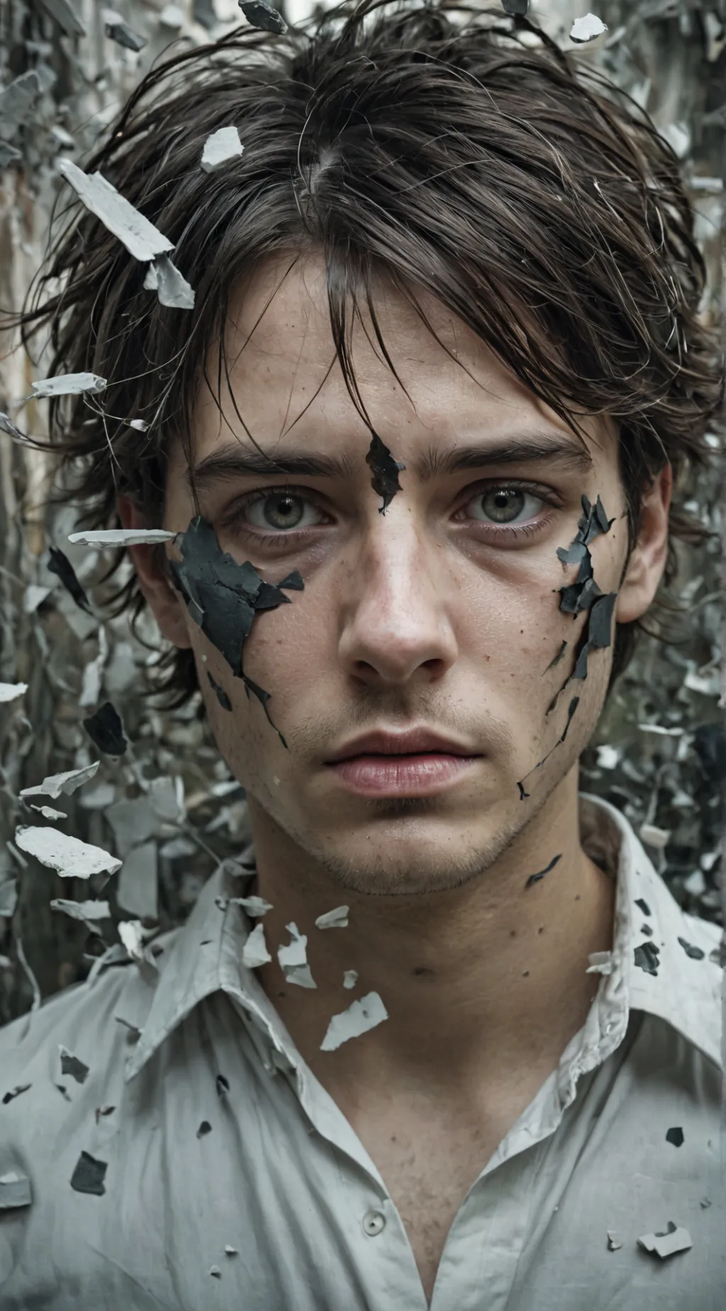 ai character: troubled mind background