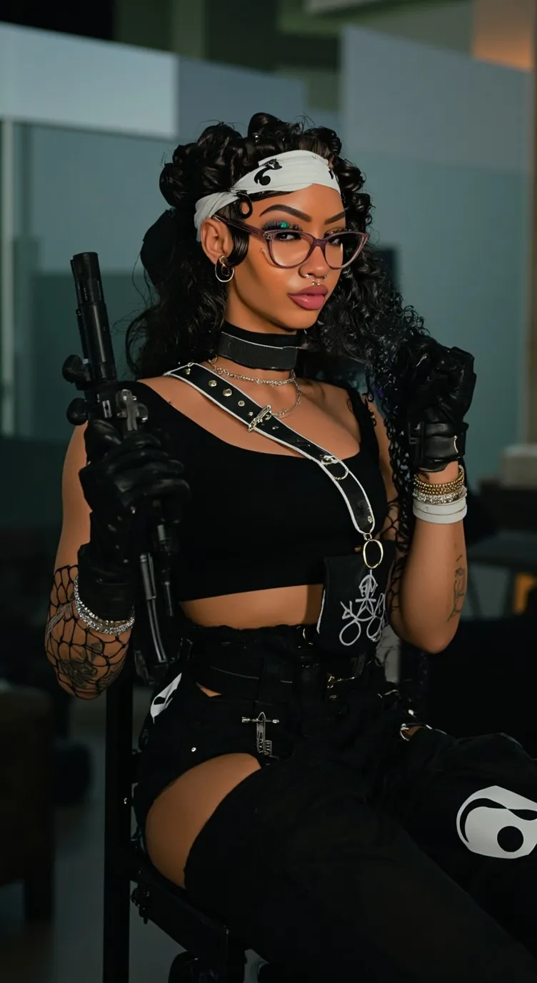 ai character: De'Shira  background