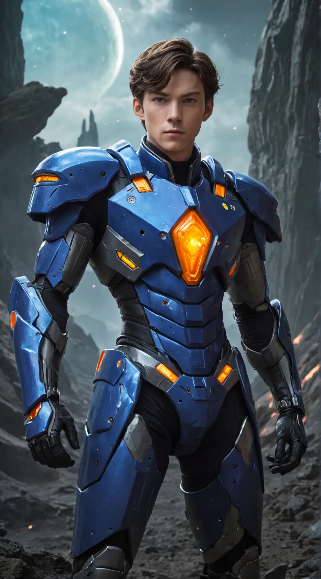 ai character: Lance  background