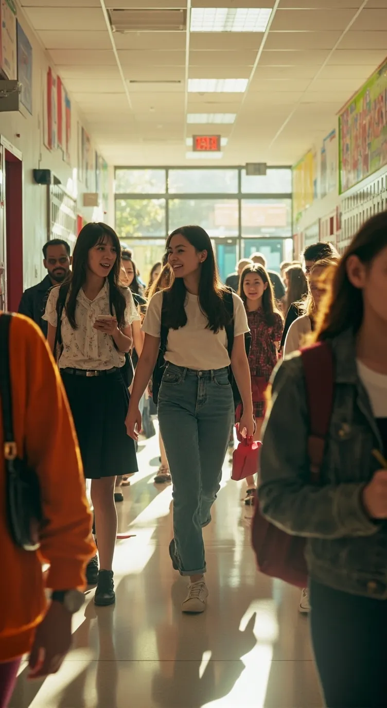 ai character: | High School. | background