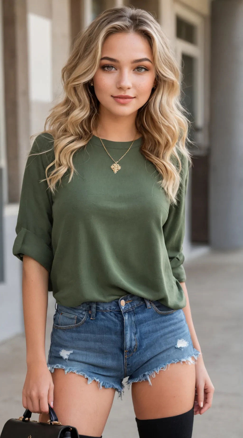 ai character: Emmaline White background