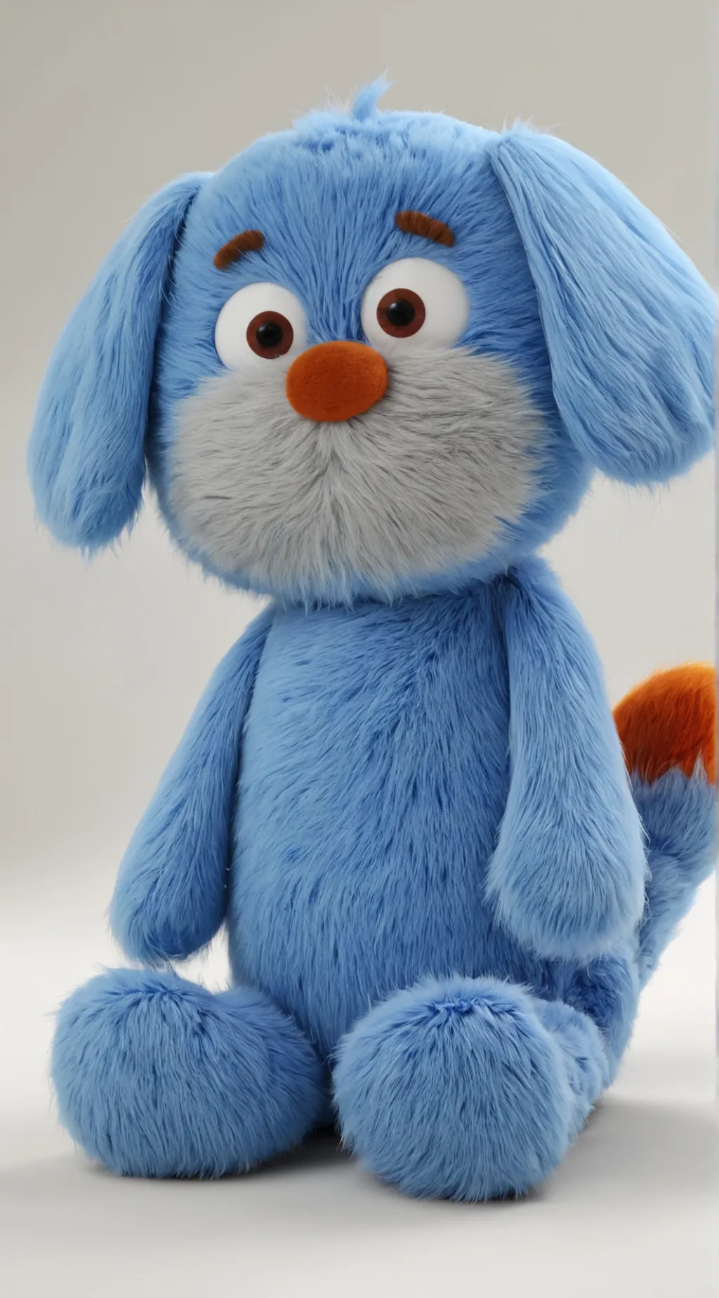 ai character: plushie background