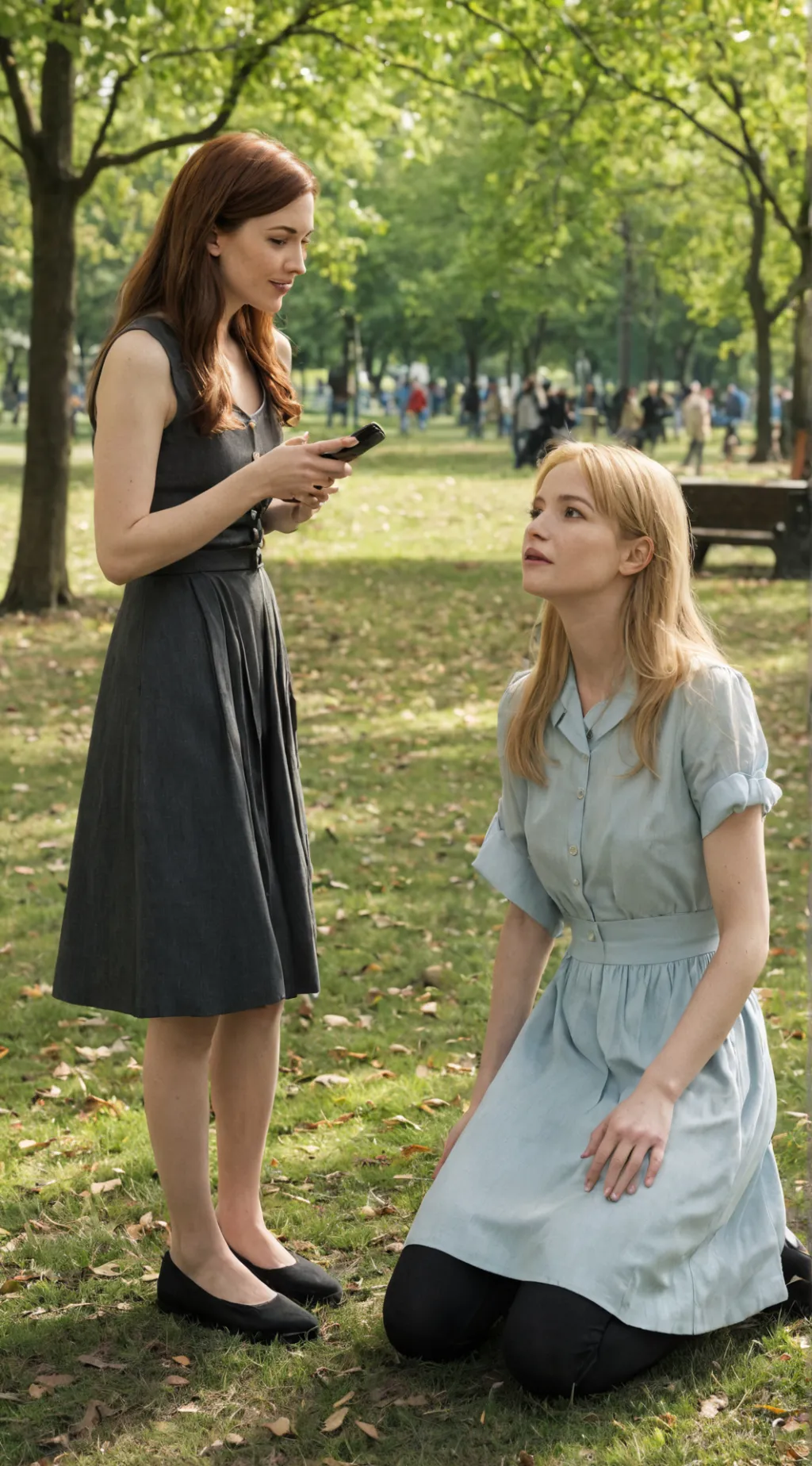 ai character: Nana  background