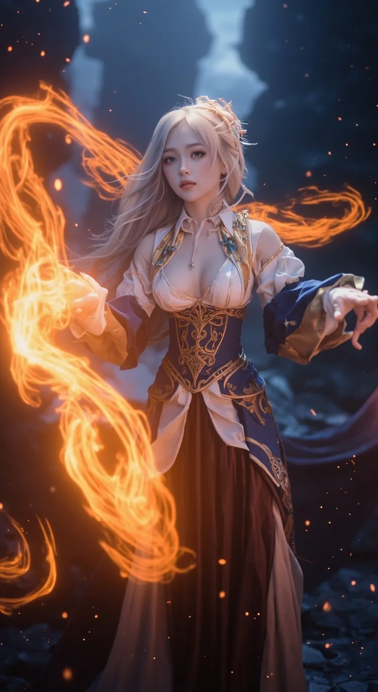 ai character: Elara background