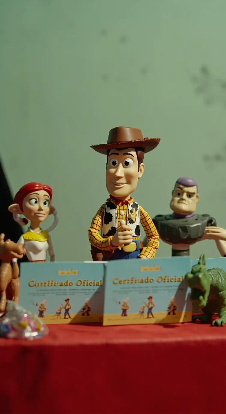 ai character: toy story background