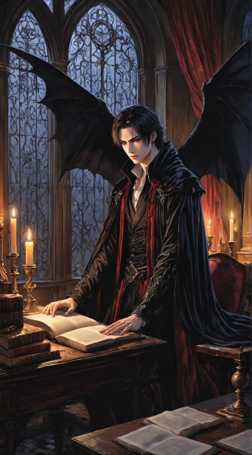 ai character: Lucien background