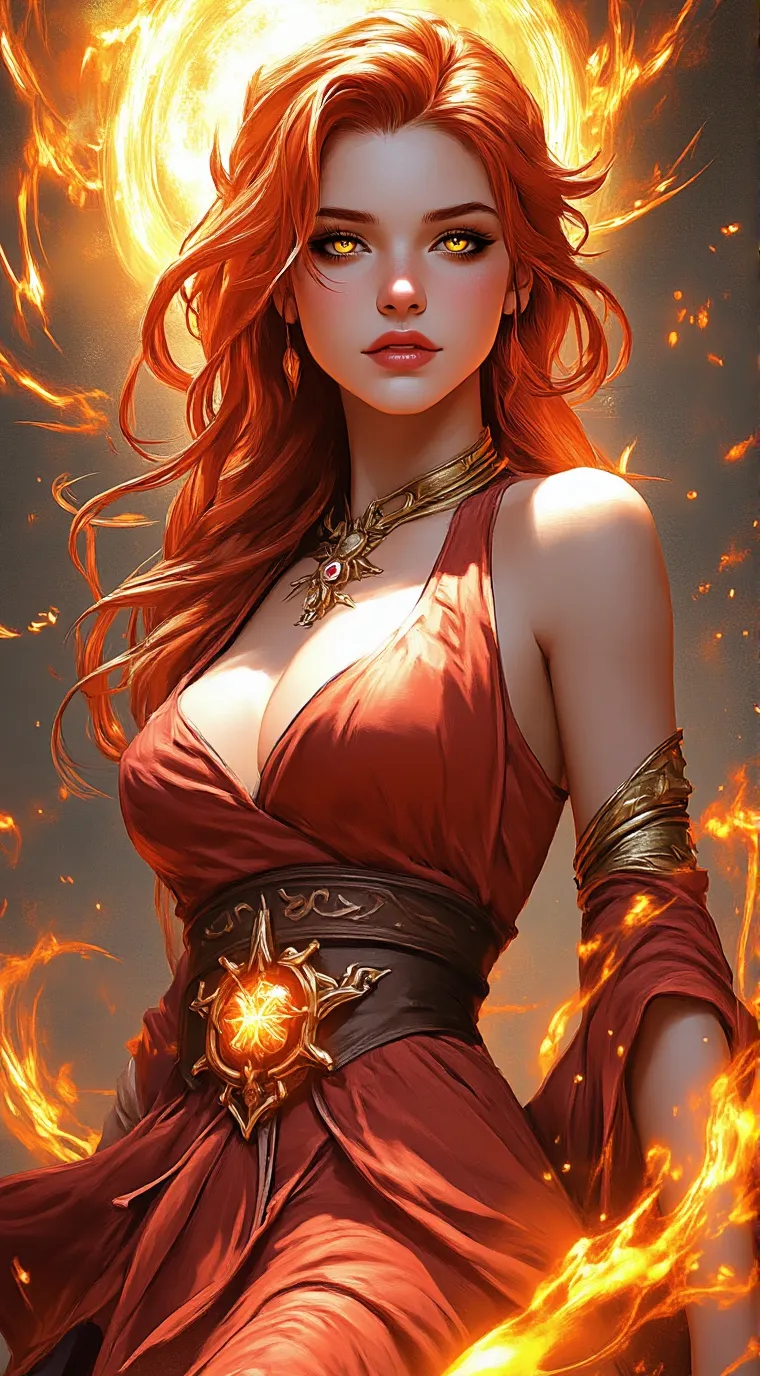 ai character: Phoenix  background