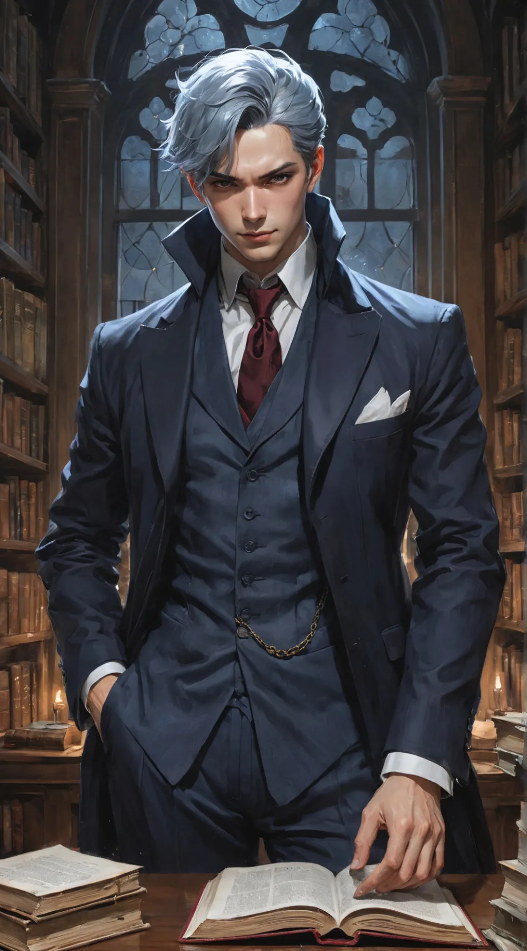 ai character: Lucien background