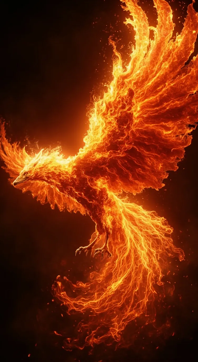 ai character: Pheonix background