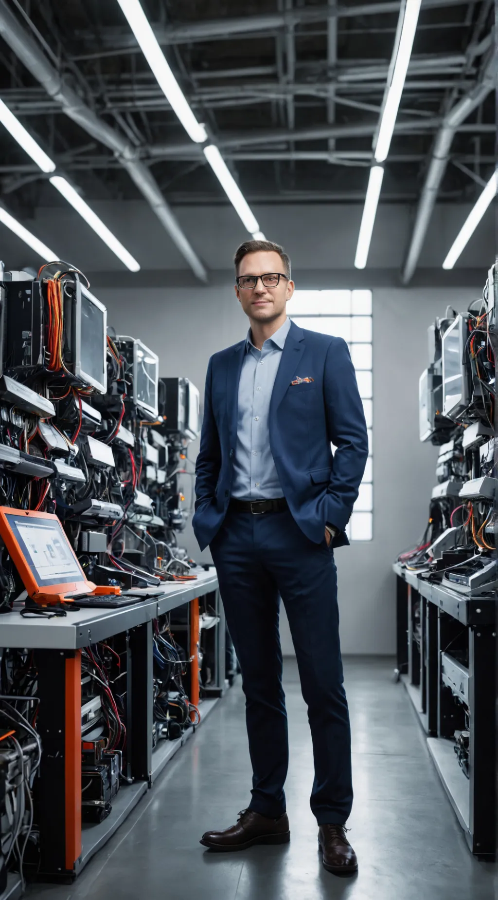 ai character: The Laser King background