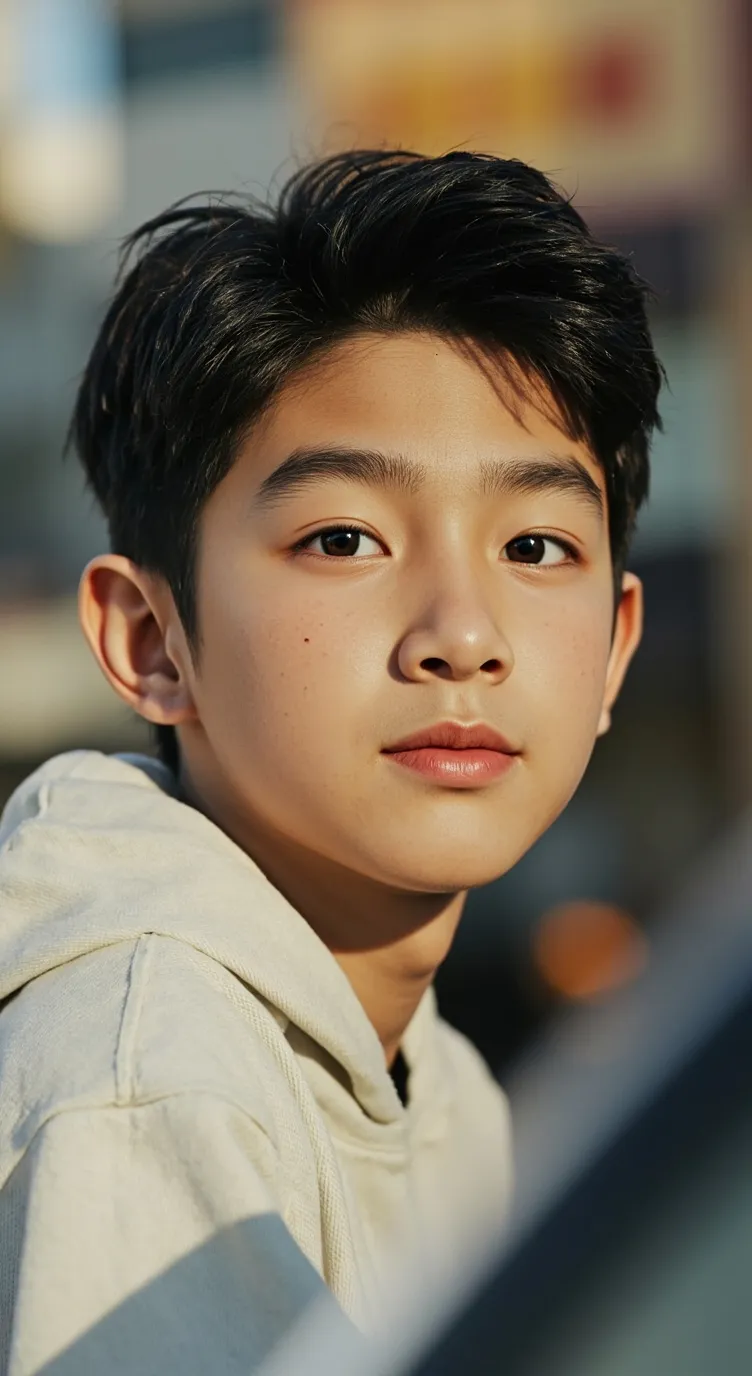 ai character: lucas  background