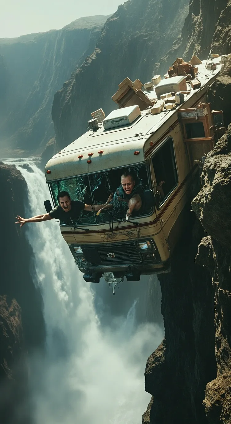 ai character: Rv trip  background