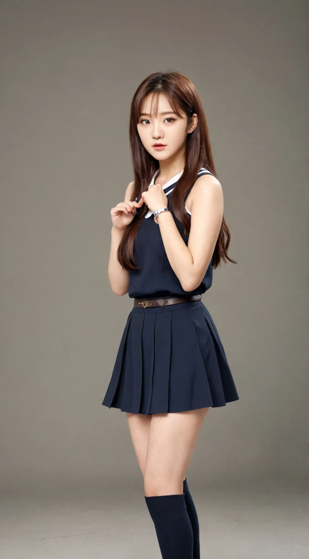 ai character: Kpop survival show background