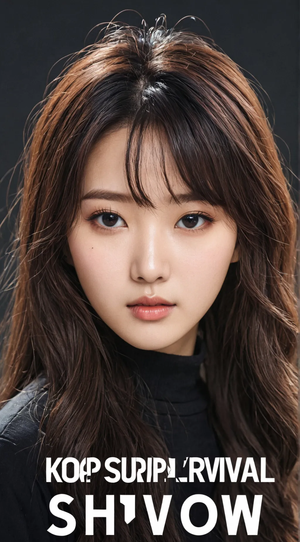 ai character: Kpop survival show background