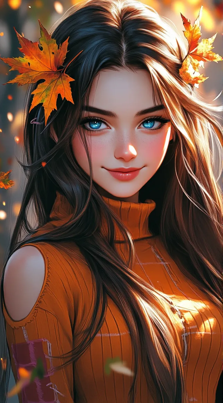 ai character: HH Magic Christmas background