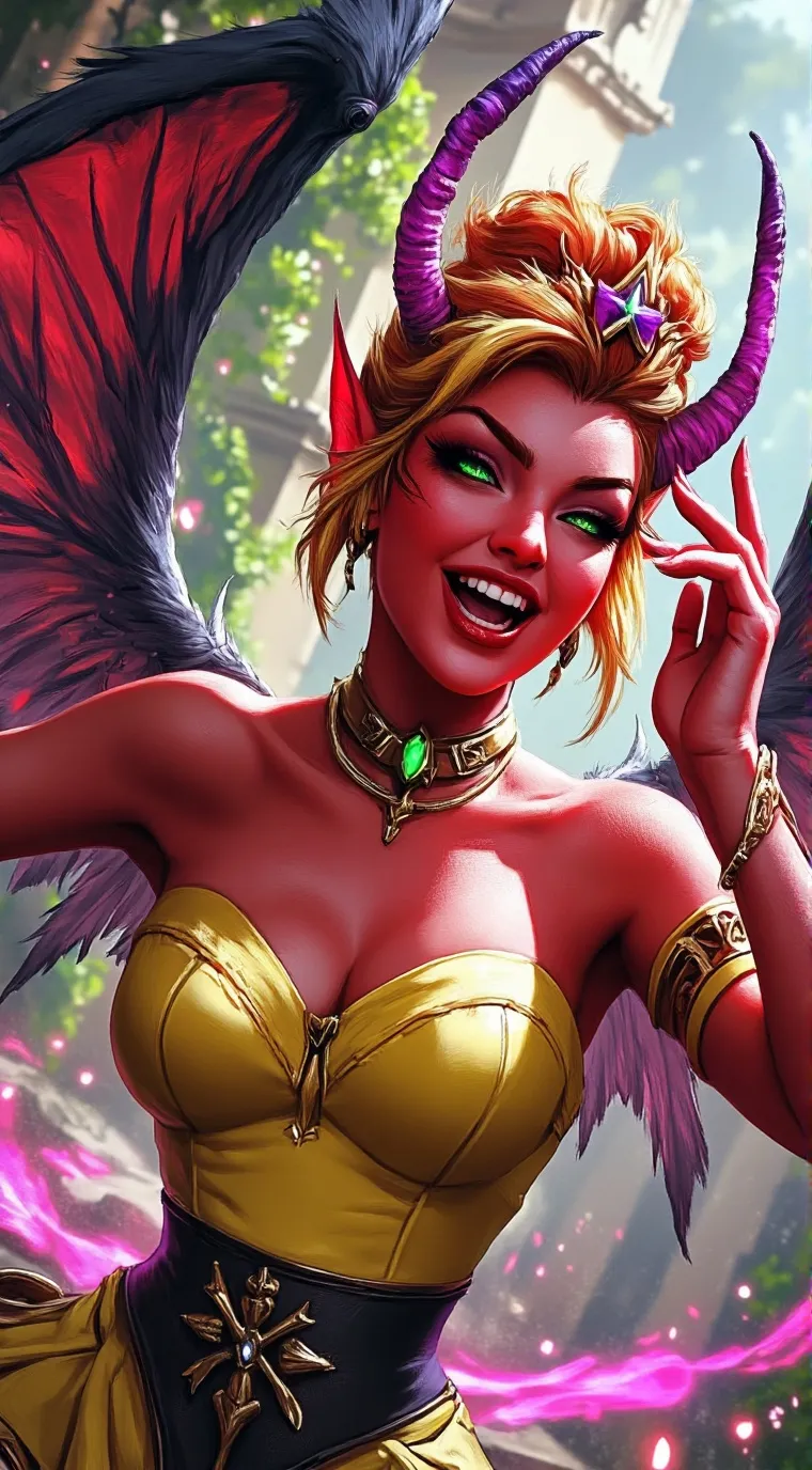 ai character: Sunset shimmer  background