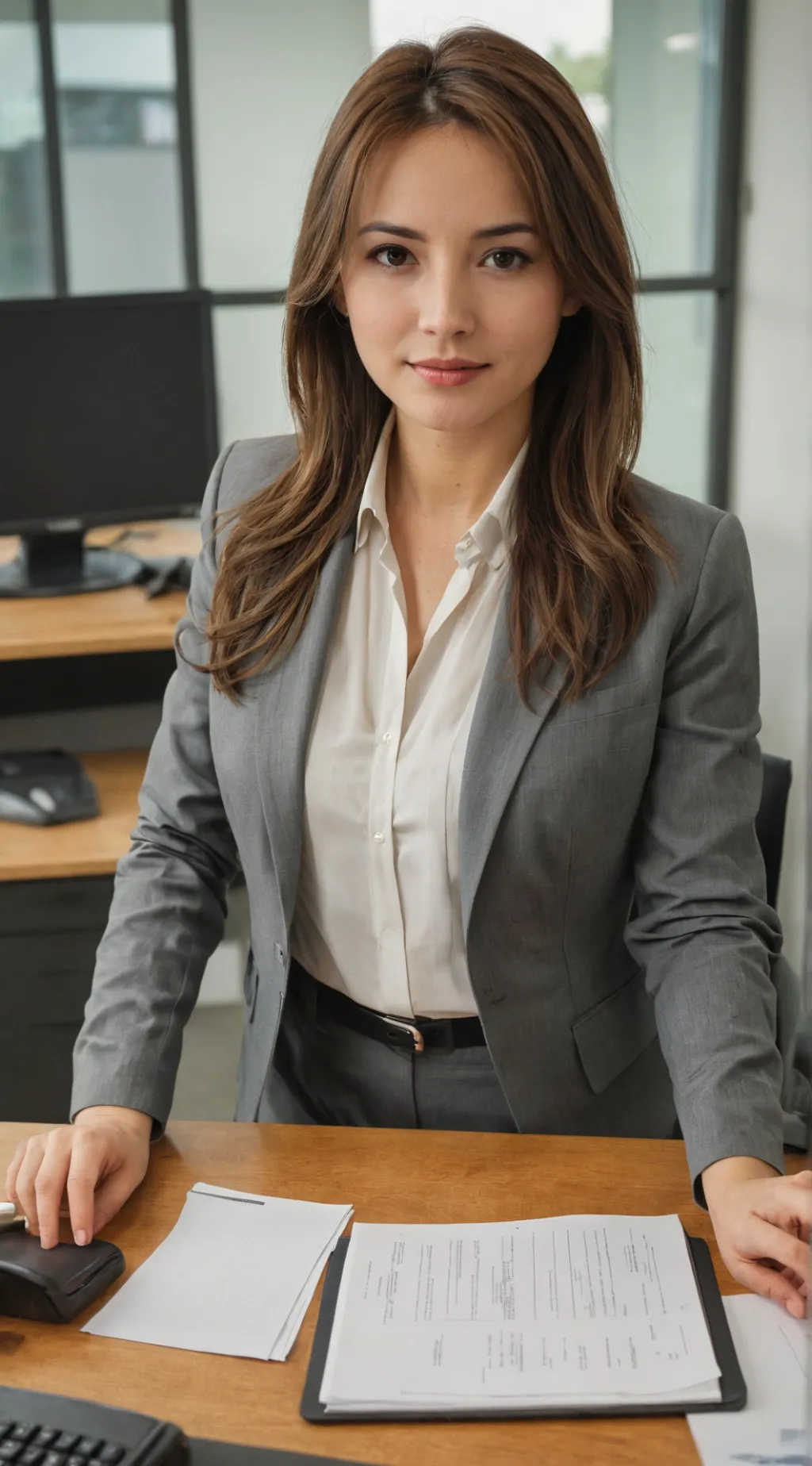 ai character: Sara  background