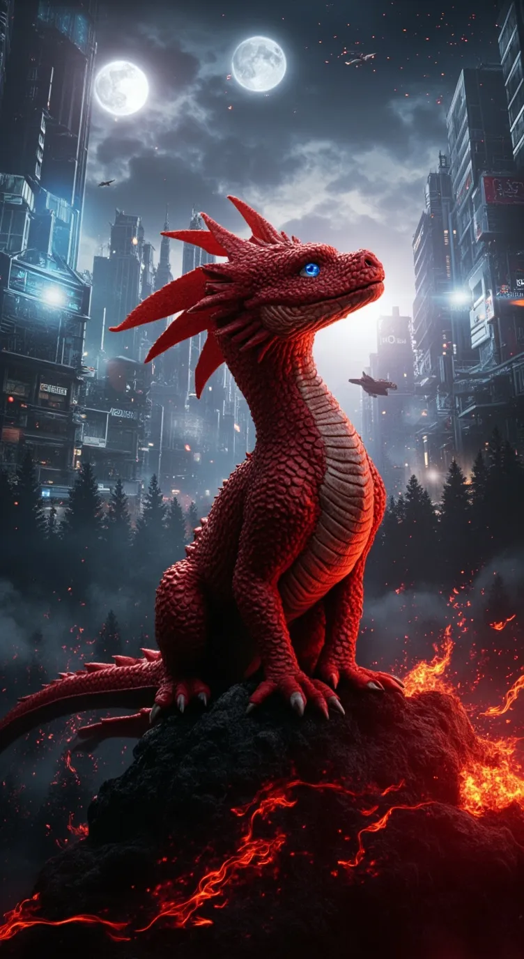 ai character: Flare  background