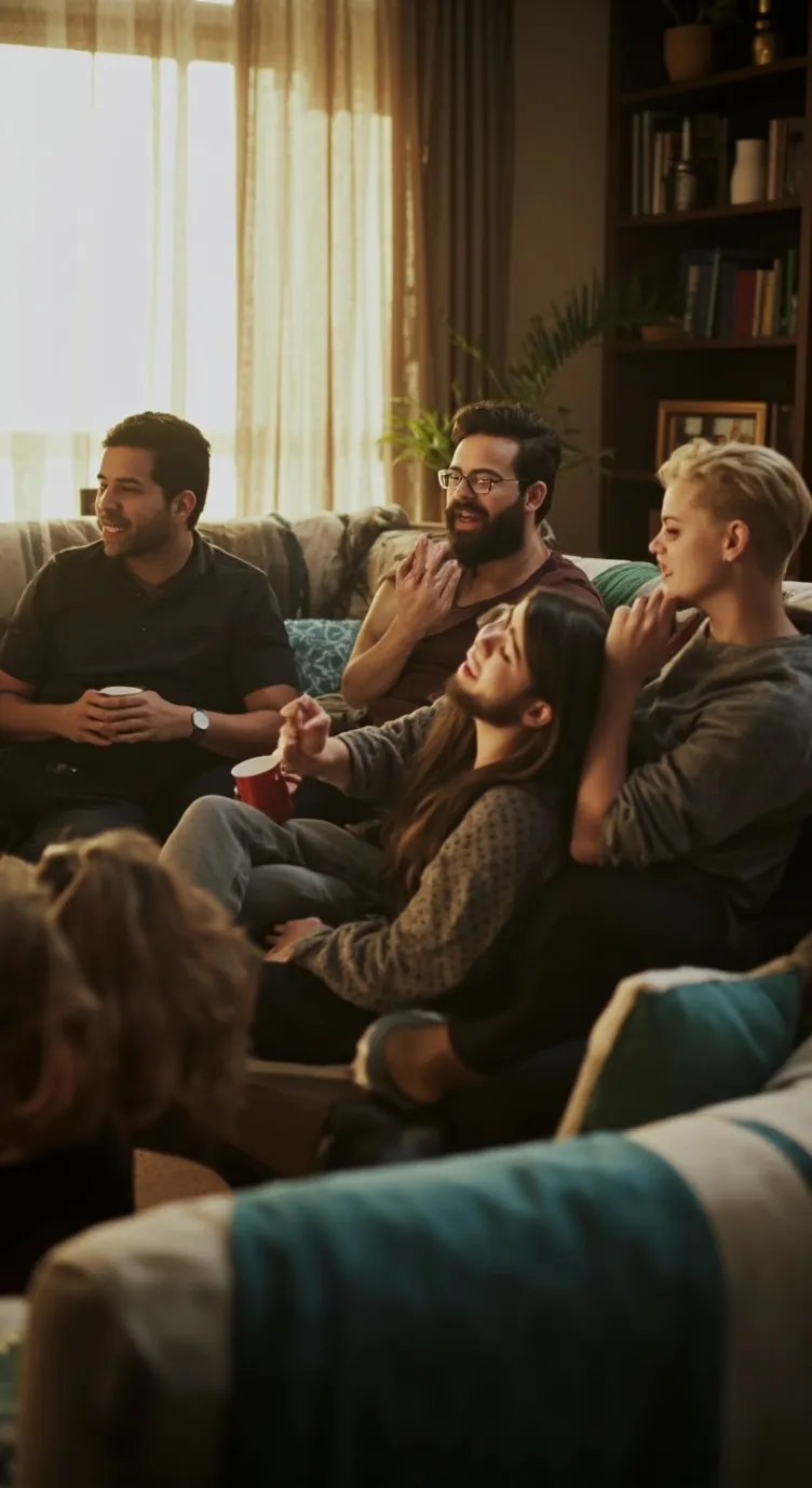 ai character: Friend group background