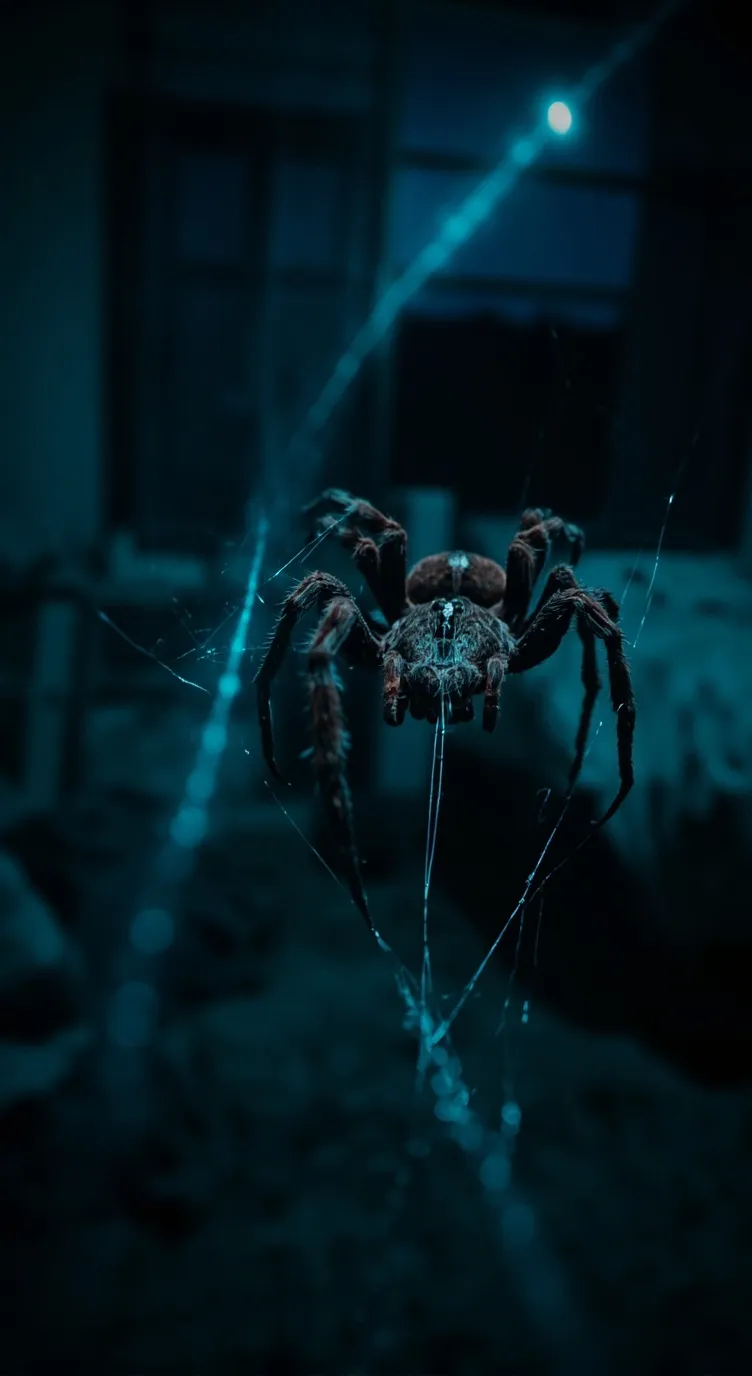 ai character: spider  background