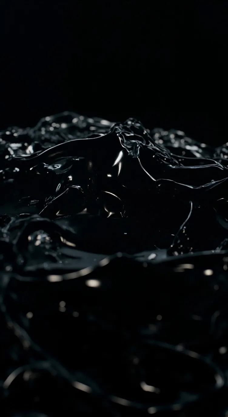 ai character: Black goo background