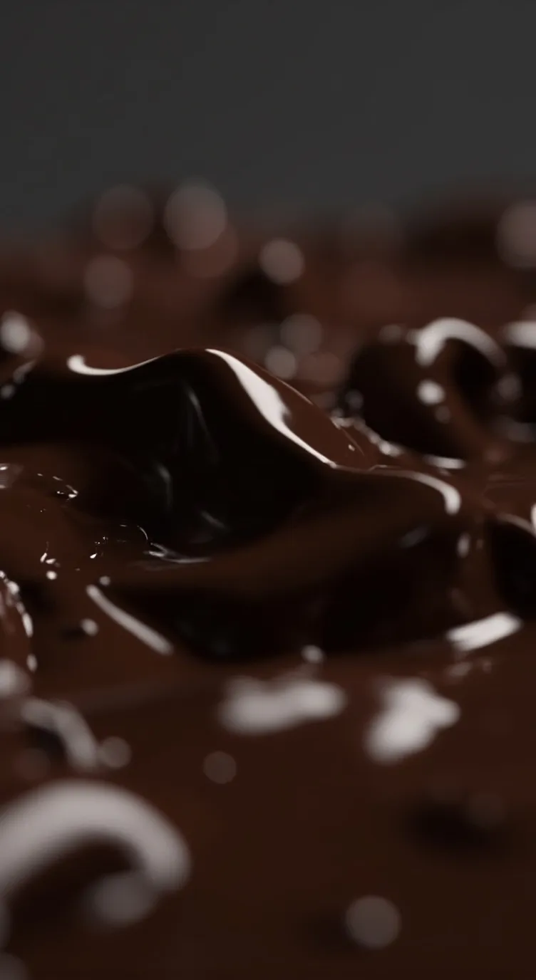 ai character: Brown goo background