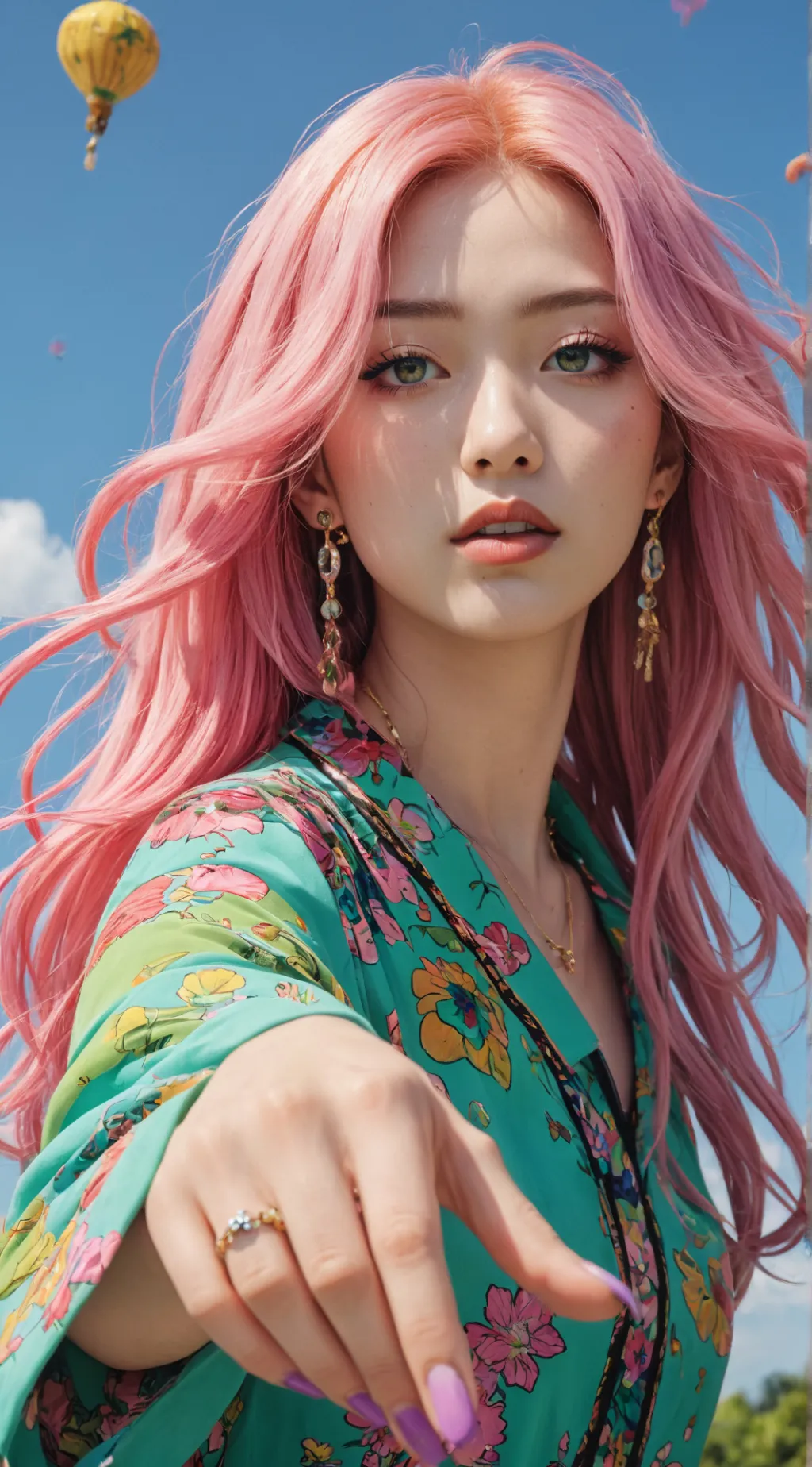 ai character: Sophia King background