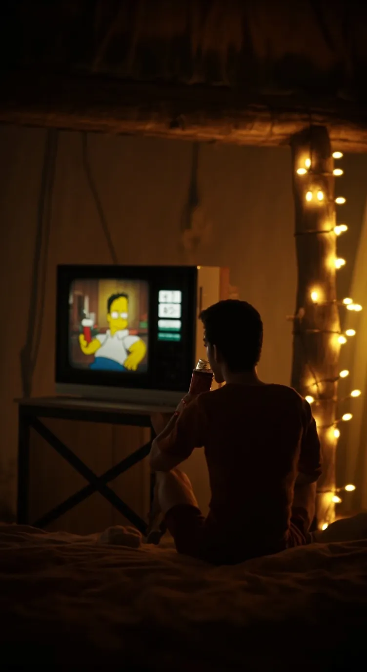 ai character: summer camp background