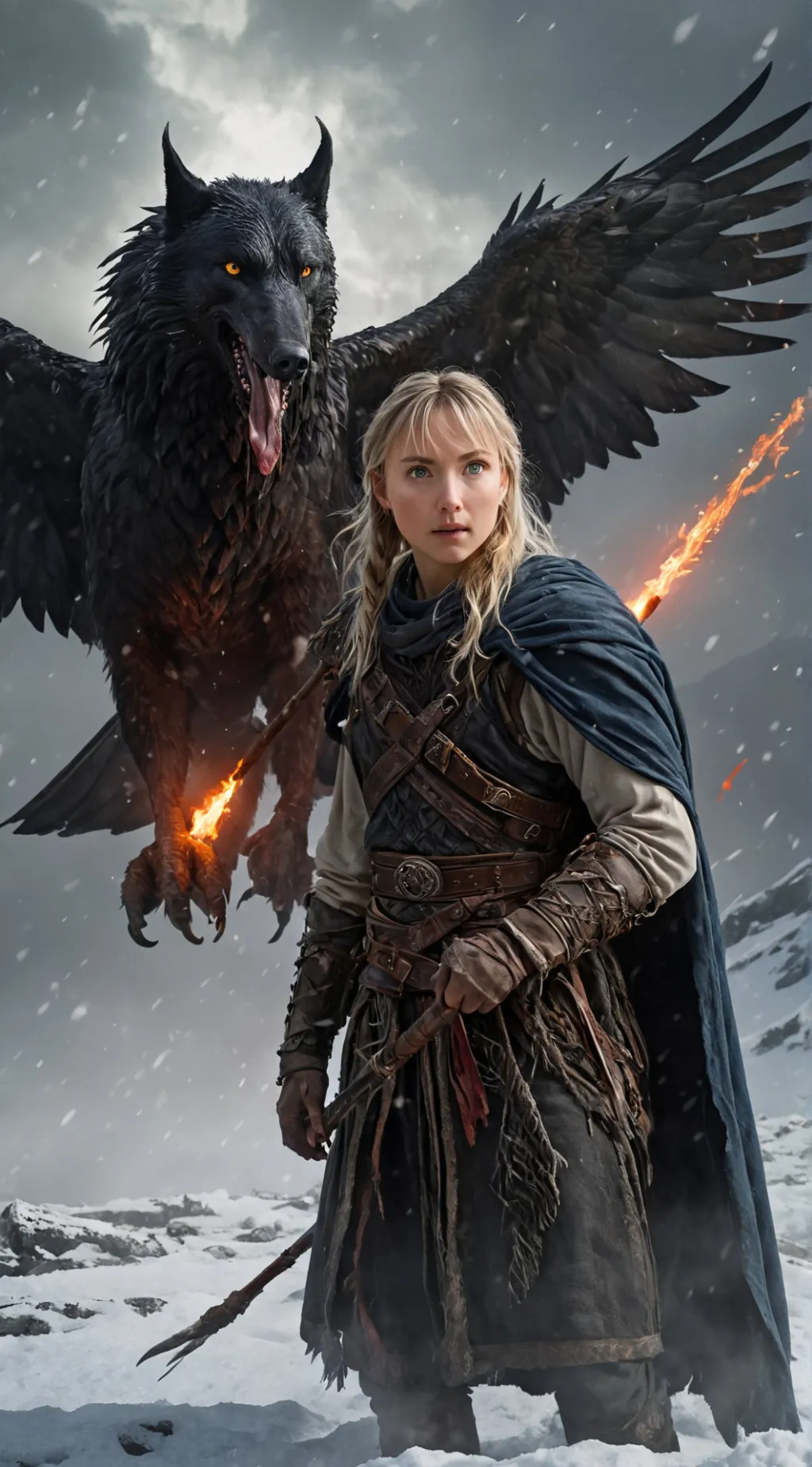 ai character: Freyja background