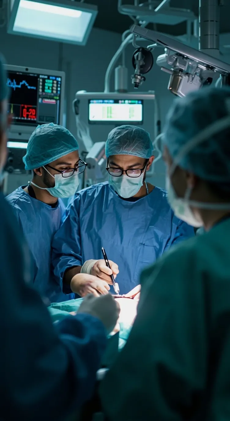 ai character: surgery  background