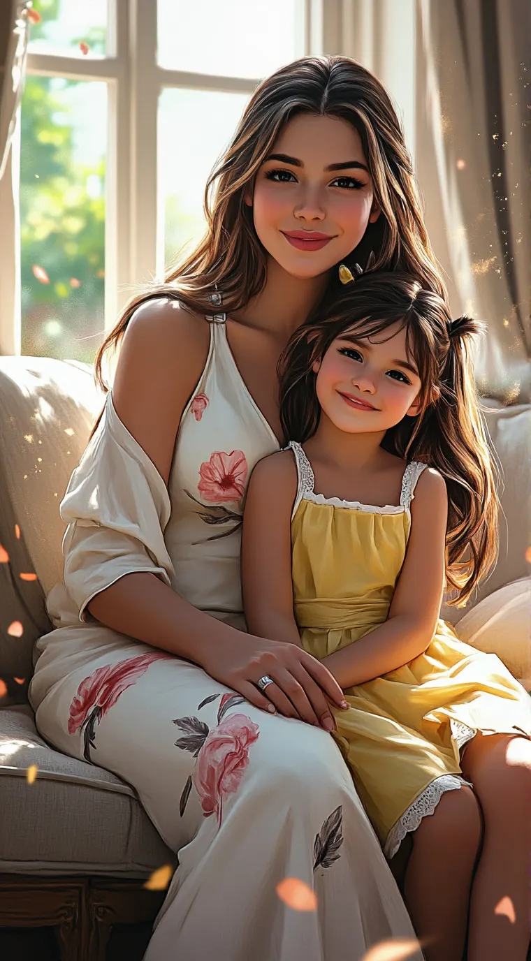 ai character: Emily and Mia background