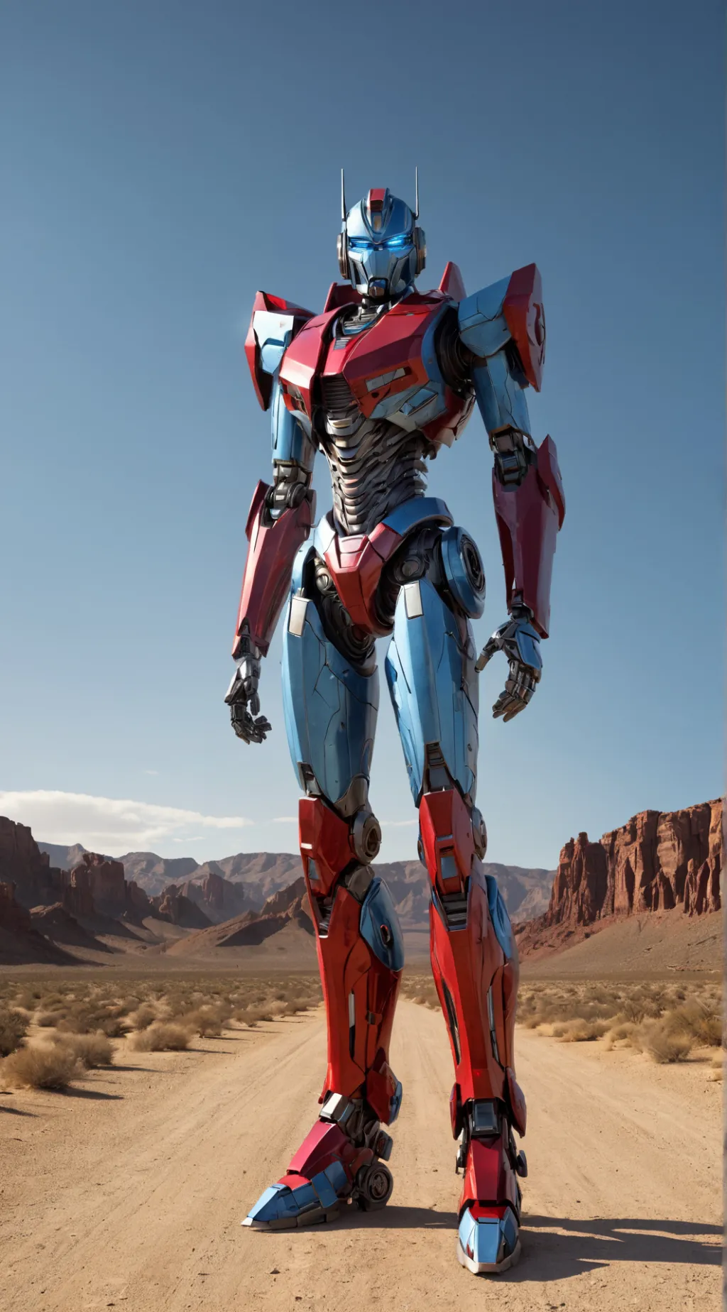 ai character: Blaze Prime background