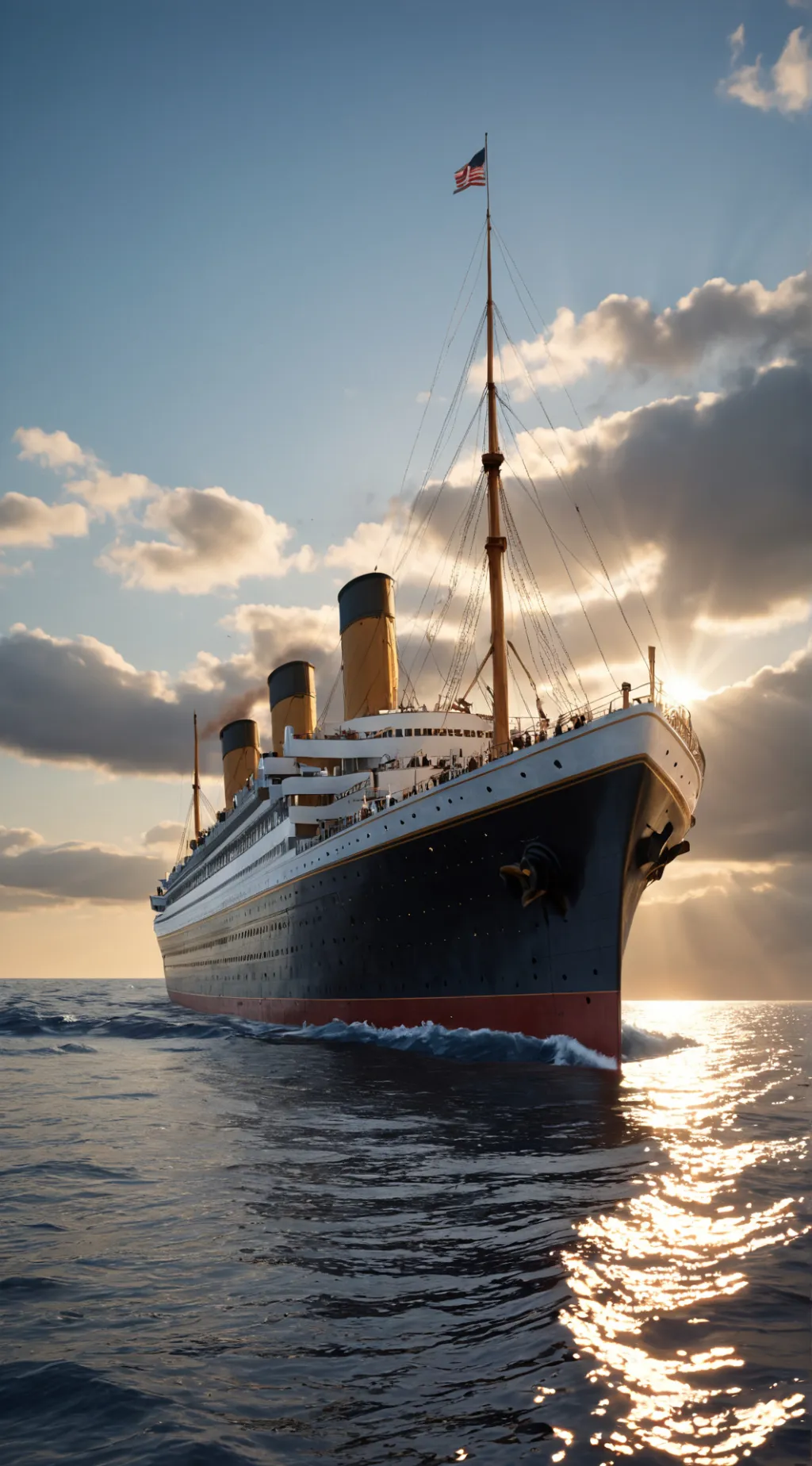 ai character: Titanic  background