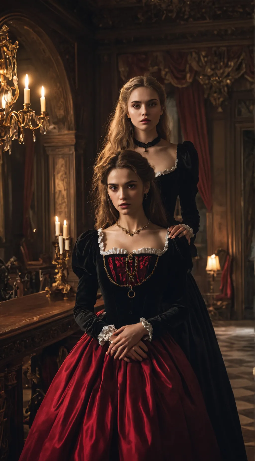 ai character: Chelsea & Scarlett background