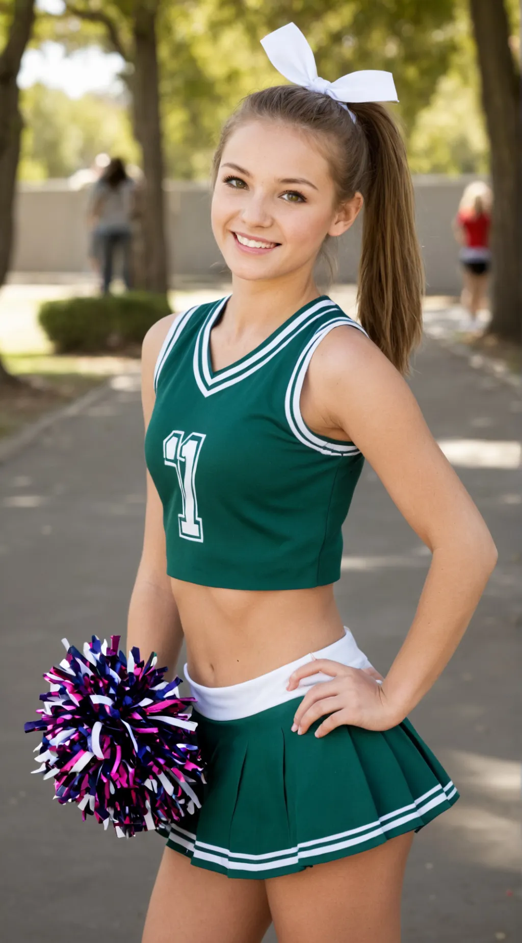 ai character: Katie Arnold  background